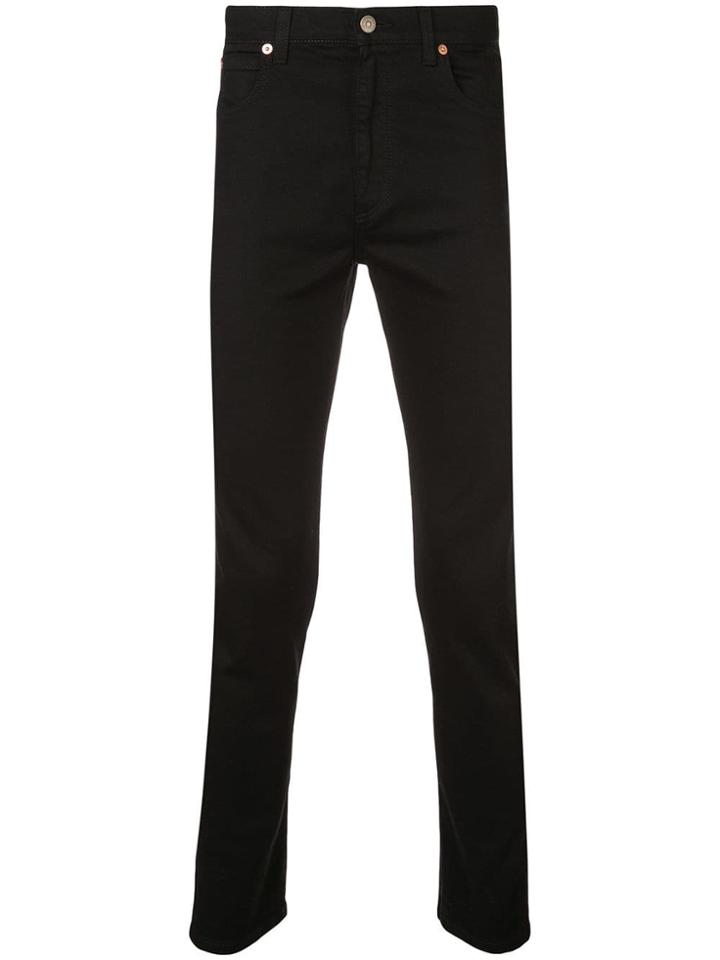 Gucci High Waisted Skinny Jeans - Black