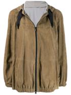 Brunello Cucinelli Hooded Jacket - Neutrals