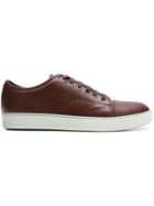 Lanvin Low-top Tennis Sneakers - Brown