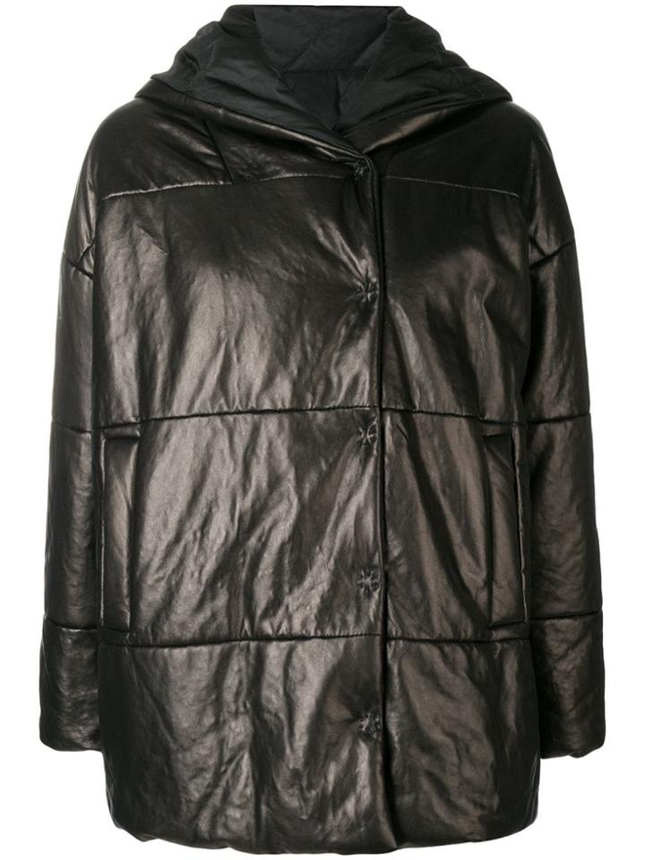 Salvatore Santoro Oversized Padded Jacket - Black