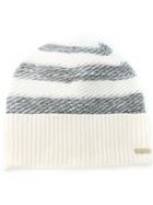 Woolrich Striped Beanie, Women's, Size: Small, Nude/neutrals, Polyamide/modal/cashmere/wool