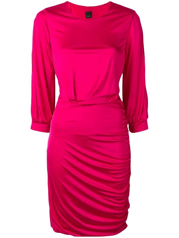 Pinko Ruched And Fitted Dress