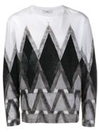 Pringle Of Scotland Geometric Print Sweatshirt - Black
