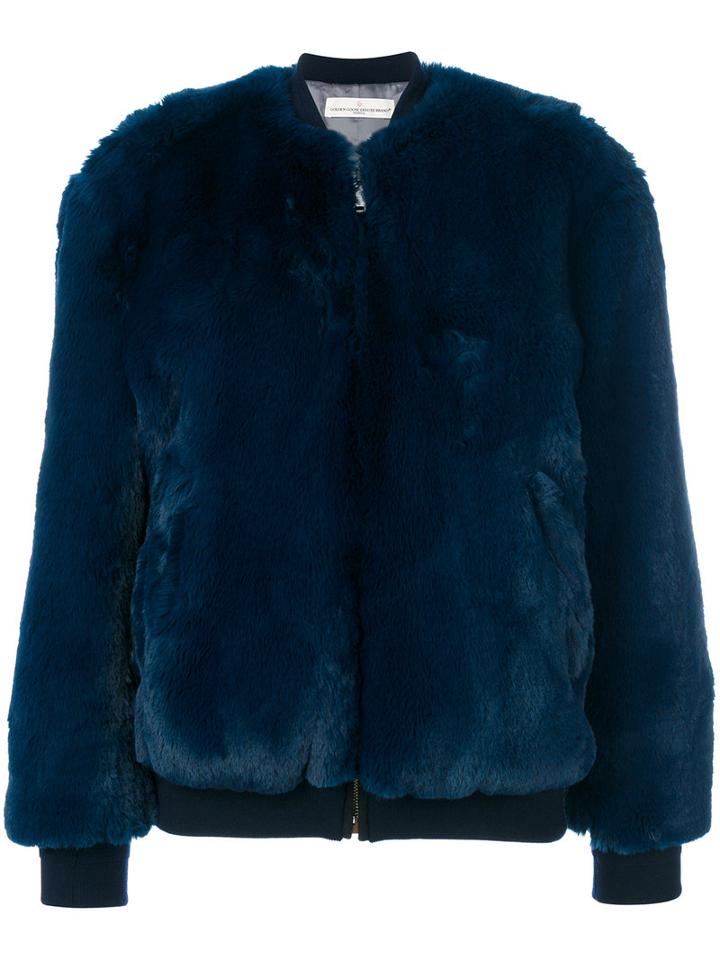 Golden Goose Deluxe Brand - Amanda Bomber Jacket - Women - Polyester/cupro/viscose - M, Blue, Polyester/cupro/viscose