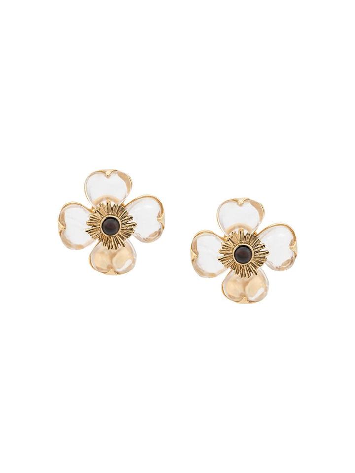 Goossens Flower Earrings - Gold