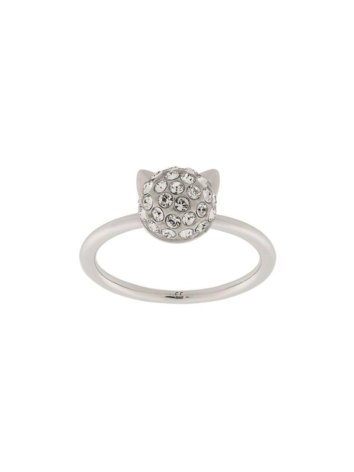 Karl Lagerfeld K/lock Choupette Ring - Silver