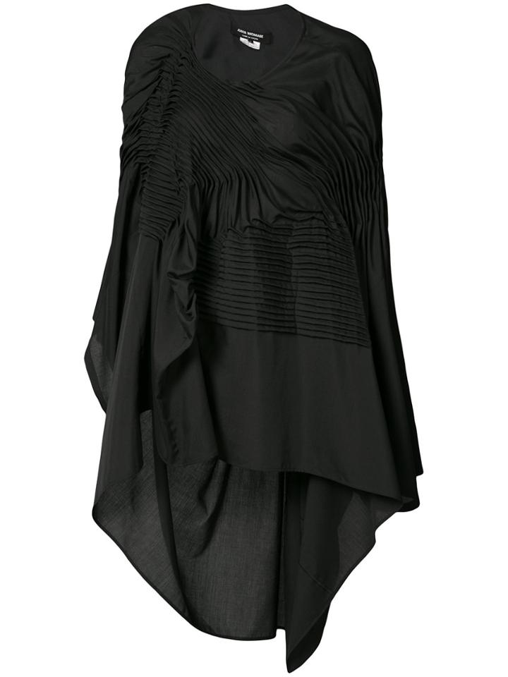Junya Watanabe Comme Des Garçons High Low Pleated Dress - Black