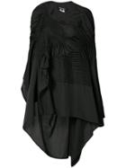 Junya Watanabe Comme Des Garçons High Low Pleated Dress - Black