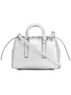 Rick Owens - Small Bauletto Crossbody Bag - Women - Leather - One Size, Grey, Leather