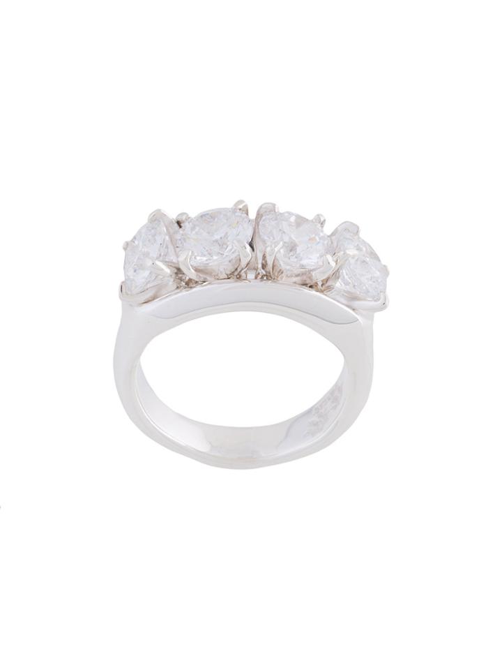 E.m. Oversized Ring - Metallic