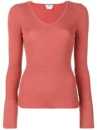 Dkny Classic Knitted Sweater - Pink & Purple