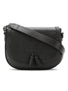 Sarah Chofakian Kitx Leather Shoulder Bag - Black