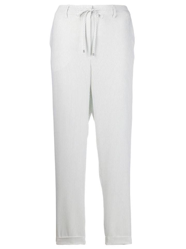 Essentiel Antwerp Tobago Pinstripe Track Pants - White