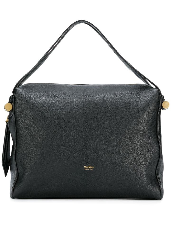 Max Mara Logo Tote Bag - Black