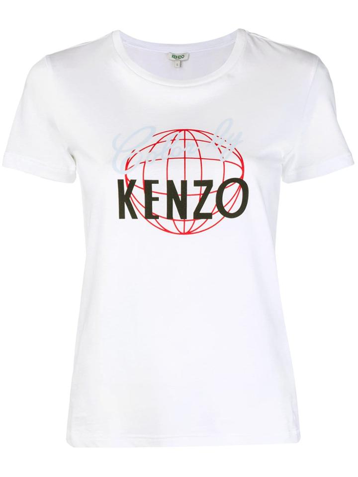 Kenzo Graphic Print T-shirt - White