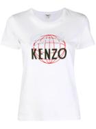 Kenzo Graphic Print T-shirt - White