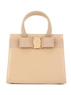 Salvatore Ferragamo Pre-owned Vara Bow Tote - Neutrals