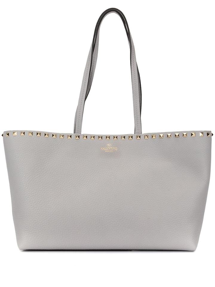 Valentino Valentino Garavani Rockstud Tote Bag - Grey