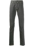 Jacob Cohen Slim Fit Mid-rise Jeans - Grey