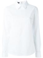 Jil Sander Navy Shirt Collar Blouse