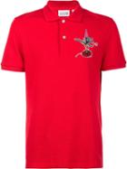 Lacoste Lacoste X Jean-paul Goude Printed Logo Polo Shirt, Men's, Size: 5, Red, Cotton
