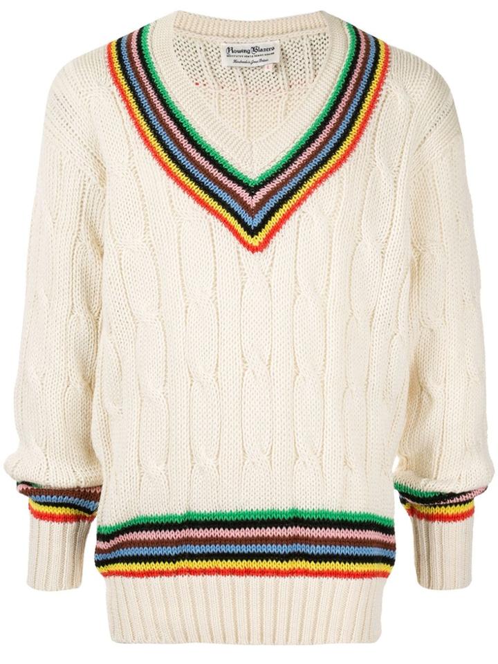 Rowing Blazers Cricket Jumper - Yellow