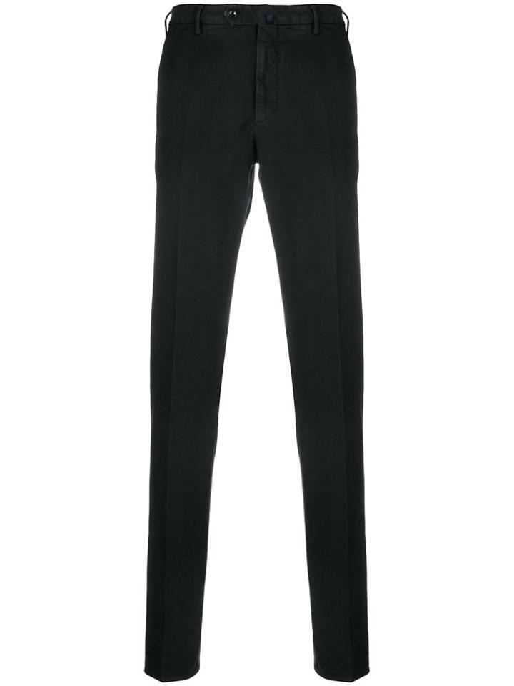 Incotex Regular Fit Chino Trousers - Black