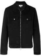 Soulland Cropped Zipped Denim Jacket - Black