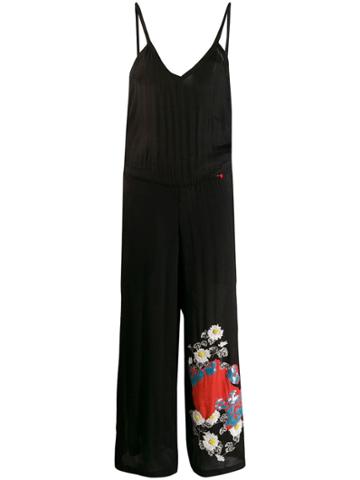 Giacobino Embroidered Jumpsuit - Black