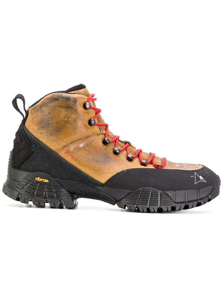 Alyx Lace-up Boots - Brown