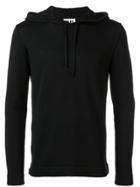 Les Hommes Urban Hooded Sweater - Black