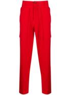 Comme Des Garçons Shirt Straight-leg Cargo Trousers - Red