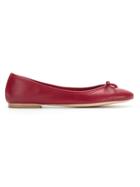 Sarah Chofakian Flat Ballerinas - Red
