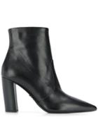 Prada Mid-heel 90mm Ankle Boots - Black