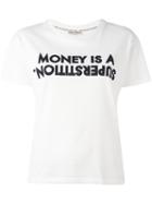 Each X Other 'money Is A Superstition' T-shirt, Women's, Size: Medium, White, Cotton