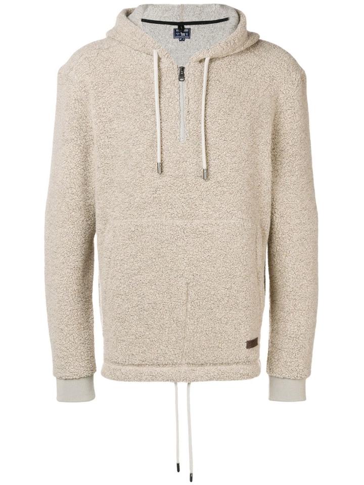 Woolrich Zipped Hoodie - Nude & Neutrals