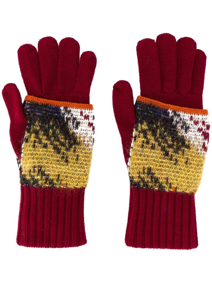 Missoni Layered Gloves