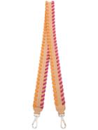 Orciani Woven Detachable Shoulder Strap, Women's, Nude/neutrals, Leather