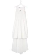 Nunzia Corinna Layered Tulle Dress - White