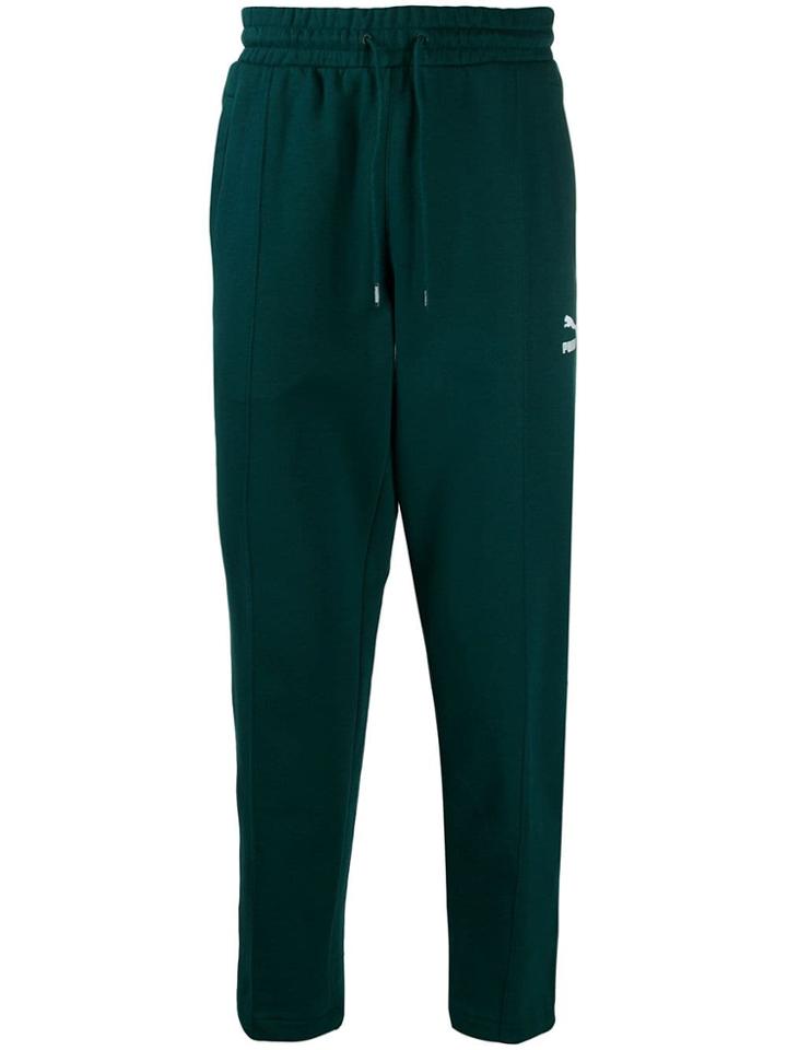 Puma Tapered Track Trousers - Green