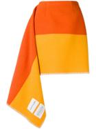 Calvin Klein 205w39nyc Blanket Skirt - Yellow & Orange