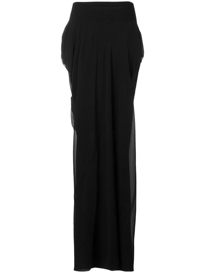 Rick Owens Cutaway Skirt - Black