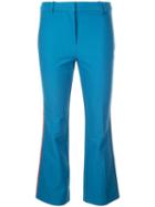 Derek Lam 10 Crosby Side Panelled Flared Trousers - Blue