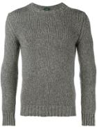 Incotex Chunky Knit Jumper - Grey