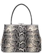 Loeffler Randall Olivia Snake-effect Tote - Black