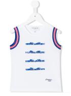 Simonetta - Bow Detail Tank Top - Kids - Cotton/spandex/elastane - 3 Yrs, White