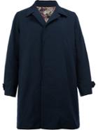 Undercover Concealed Placket Coat, Men's, Size: 3, Blue, Cotton/polyester