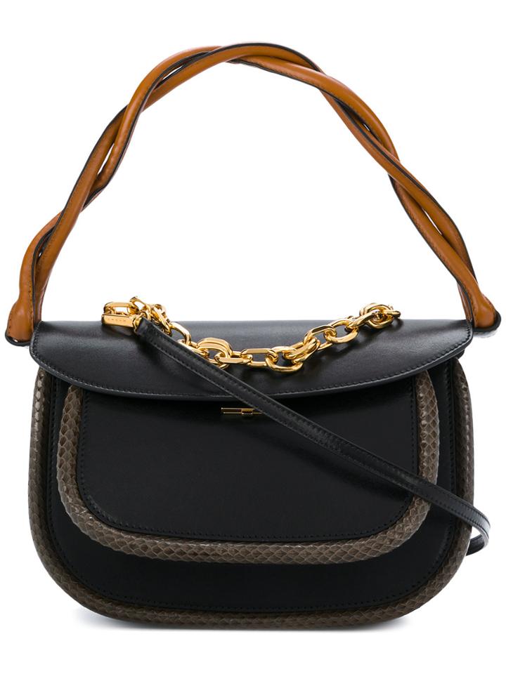 Marni Accordian Shoulder Bag - Black