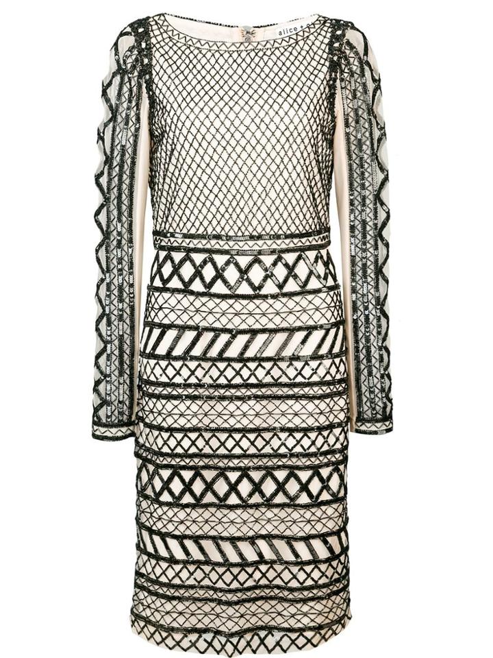 Alice+olivia Tabitha Dress - Nude & Neutrals