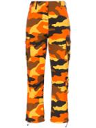 Off-white Camouflage Trousers - Orange
